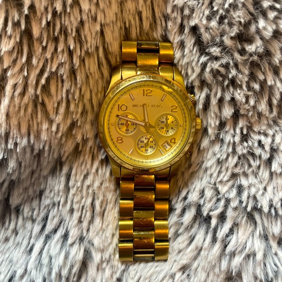 Michael Kors Gold Watch - Picture 1 of 4